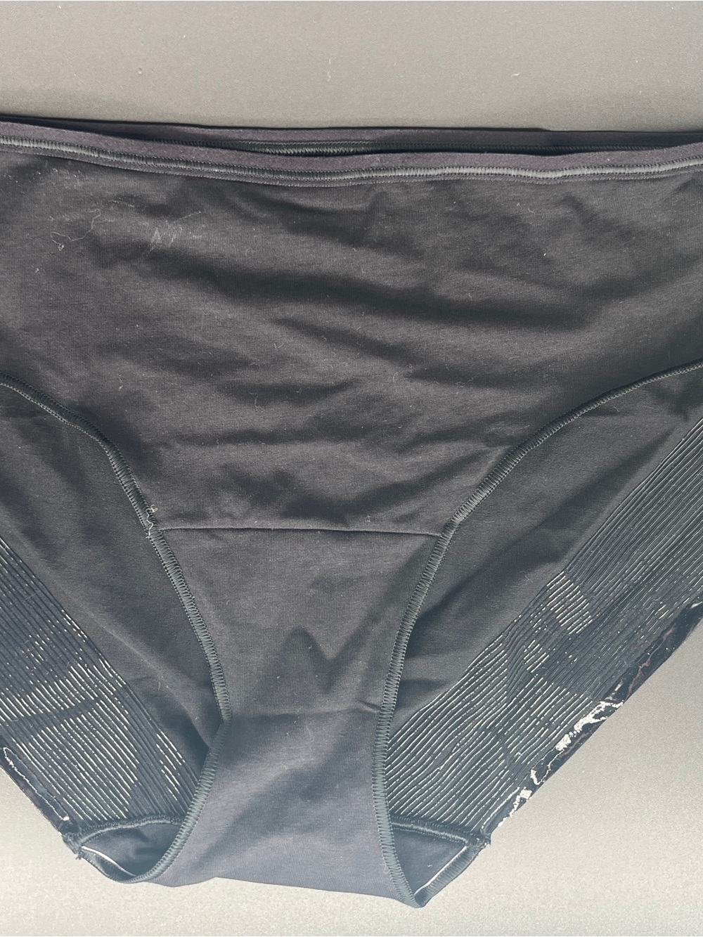 Black Soma Brief-Style Bikini Underwear